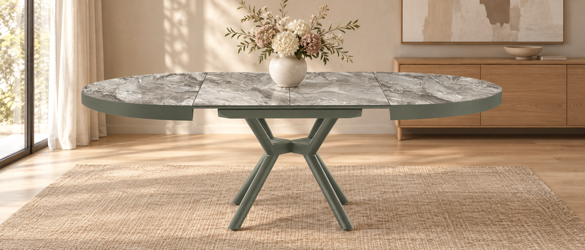 Table à manger extensible Capi 90–170 cm