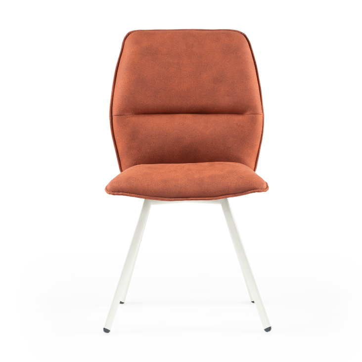 Chaise de salle à manger rembourrée Loft avec dossier en trois parties