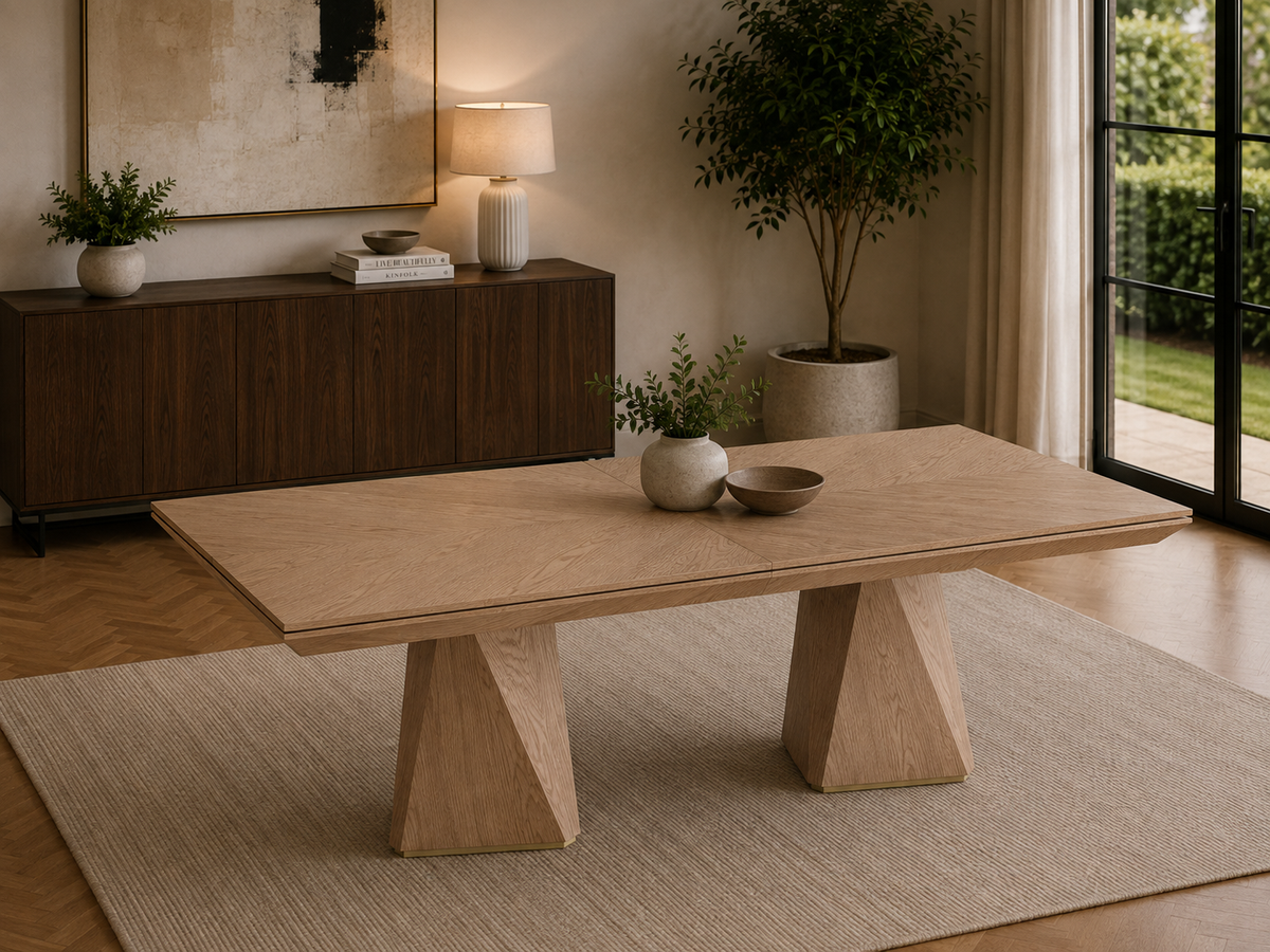 Table à manger extensible Diamond 200–400 cm – chêne naturel