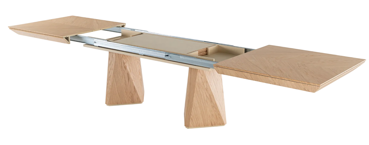 Table à manger extensible Diamond 200–400 cm – chêne naturel